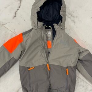 Helly Hansen Two-Tone Jacket with Orange Highlights